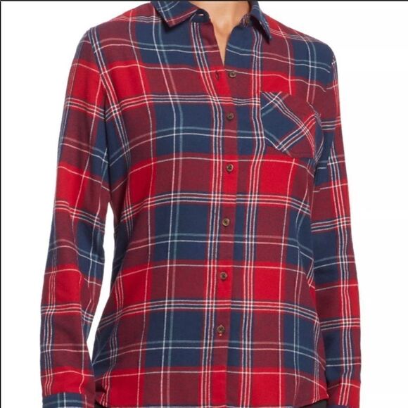 đâwomen'sâplaidâflannel shirt - Picture 2 of 5